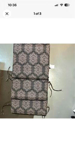 Outdoor Chair Cushion with Tie Strings