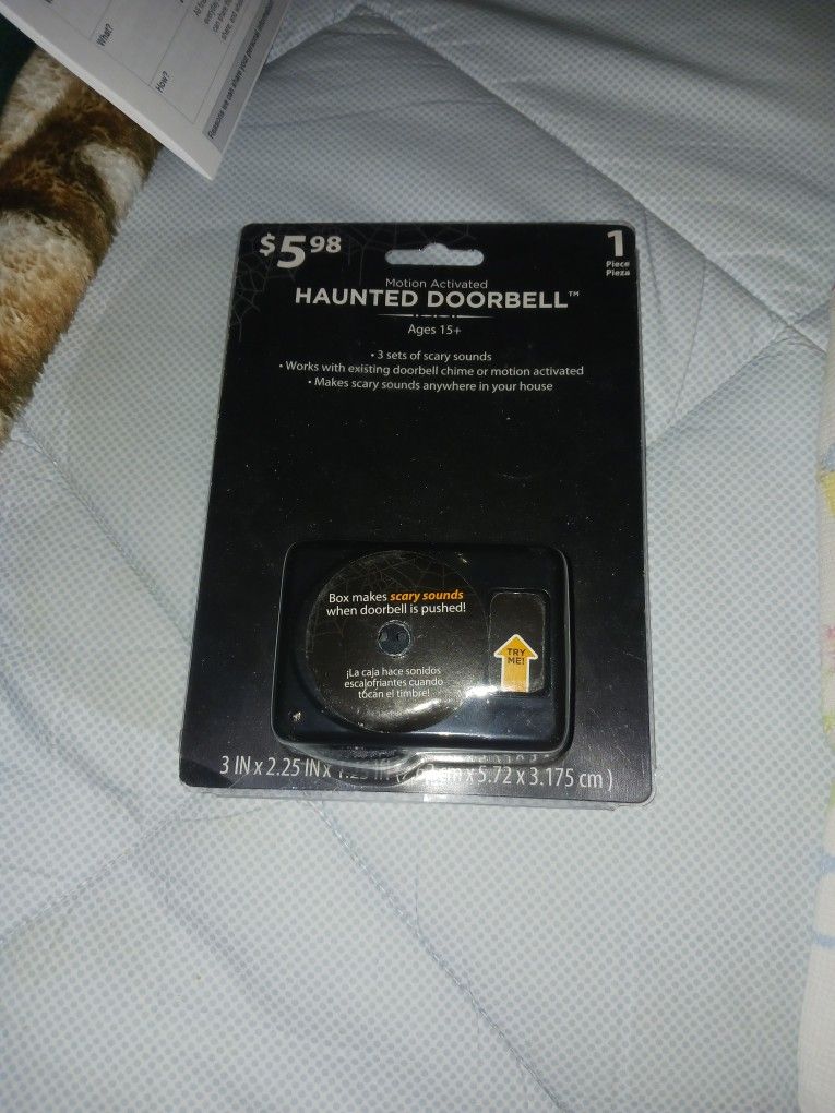 Motion Activated Haunted Doorbell