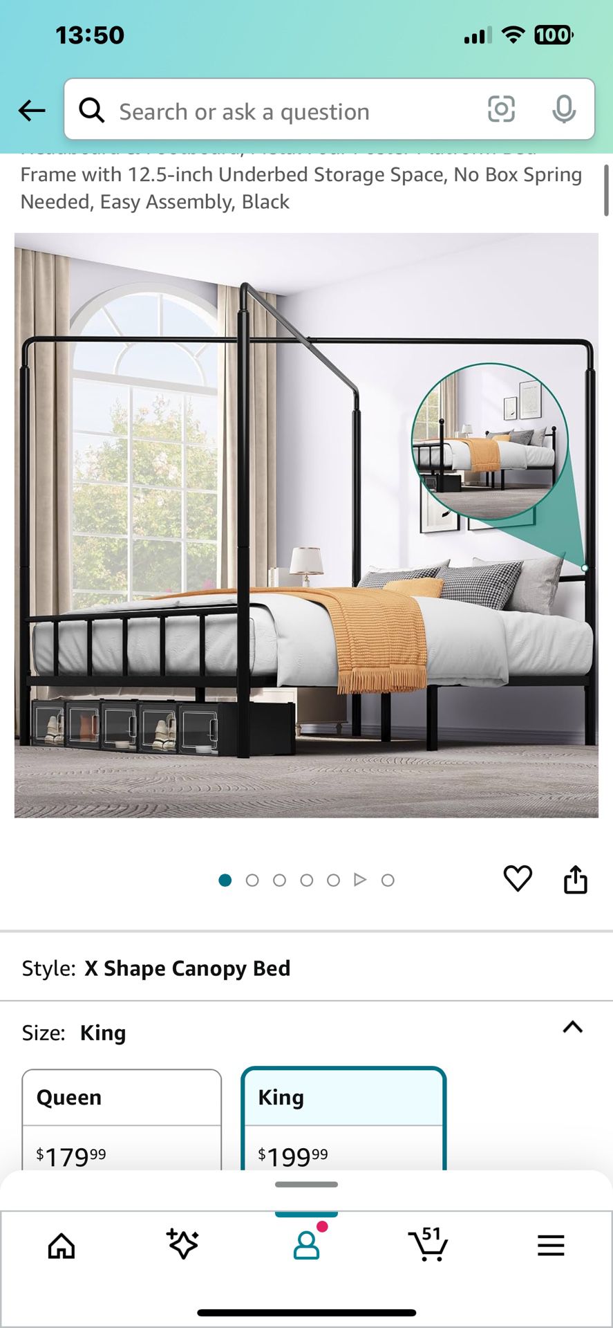 Bed Frame And Mattress Set King Size