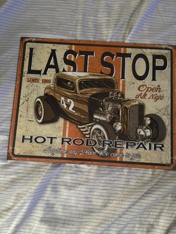 Tin Sign
