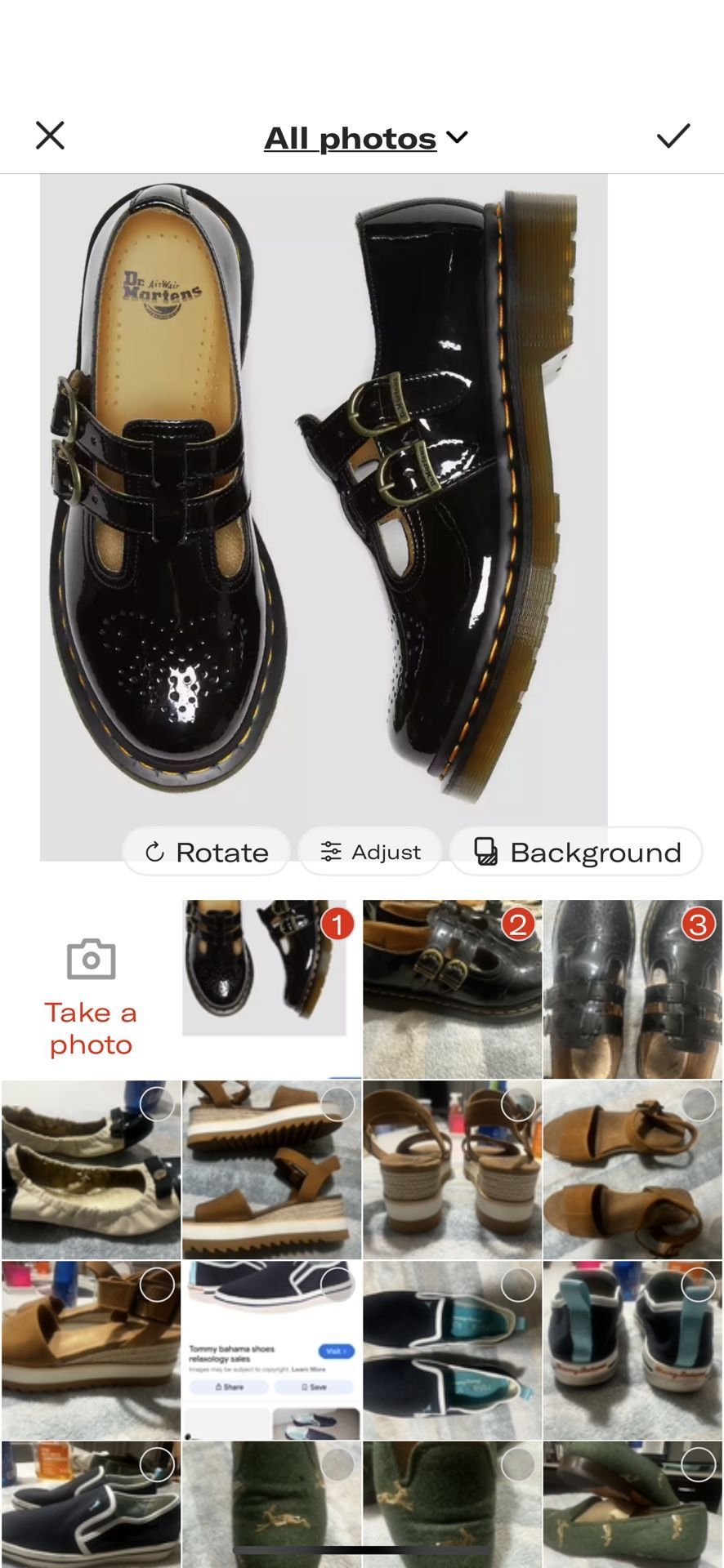 Dr martin Mary Jane Patent Leather Size 10