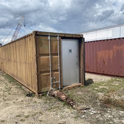 Converted Shipping Container Armory Bunker 