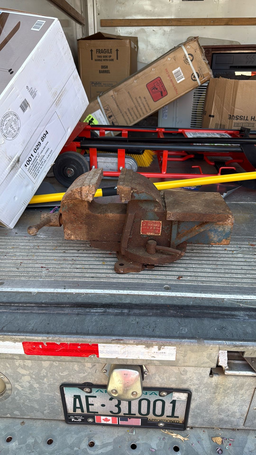 Vintage Swordfish Bench Vice