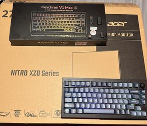 Gaming Keyboard And Monitor