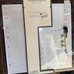 Threshold White Board Schedule Organizer