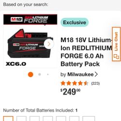 Milwaukee Battery