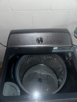 Black washer: GE Profile PTW900BPTDG