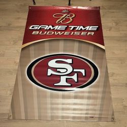 Large Vinyl San Francisco Budweiser Poster 