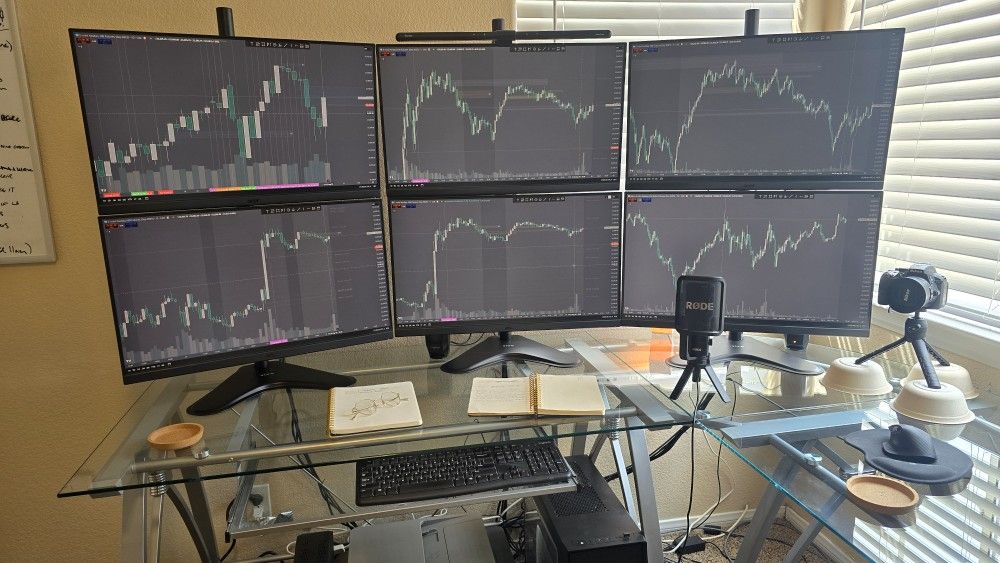 Tom Grisafi F 37GT trading Desktop( Falcon Trading Systems Build)