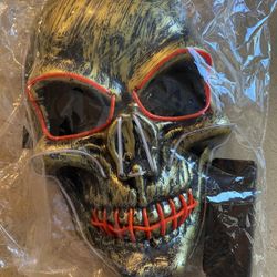 Mask Light Up Skeleton & Purge Mask