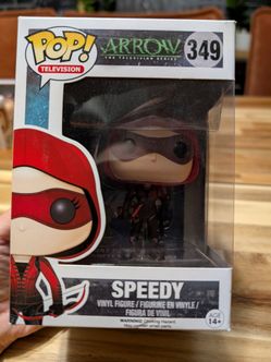 Detailed Funko Pop! figure. Speedy from Arrow television series. Figure is number 349