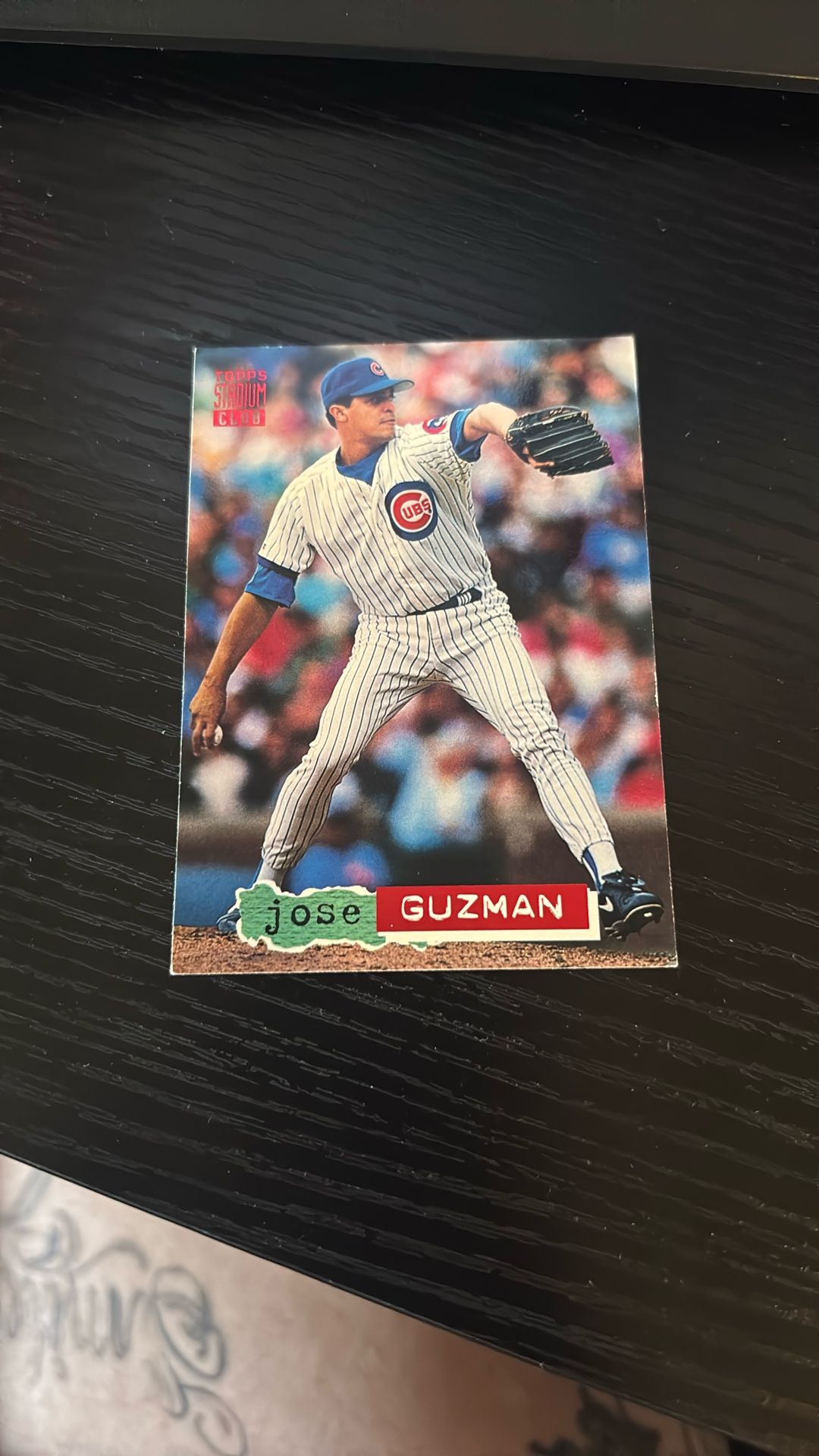 Jose Guzman Player Baseball Card