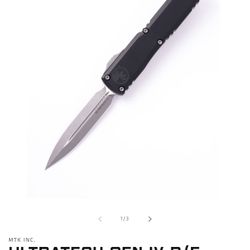 MicroTech Double Edge OTF Knife