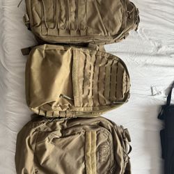 Tactical/Military Backpack Lot