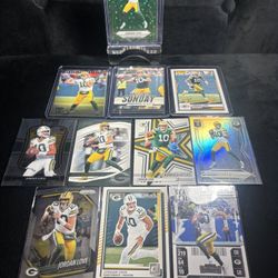 Jordan Love R/C Card + Disco Green Refractor + More 