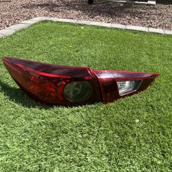 Mazda 3 Tail Light 2014-2018, Mazda Mazda3 Tailight, rear brake light, OEM ORIGINAL MAZDA PART, driver side rear light, both inner and outer light 