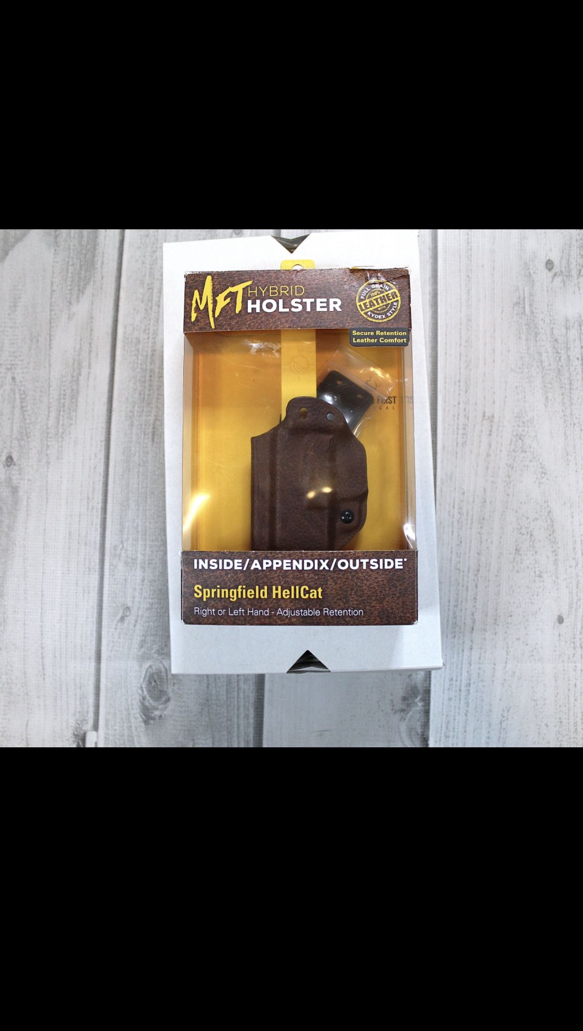 NEW Mission First Tactical Leather Hybrid Springfield HellCat IWB Holster