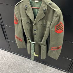 Marine Uniform Jacket Vintage 