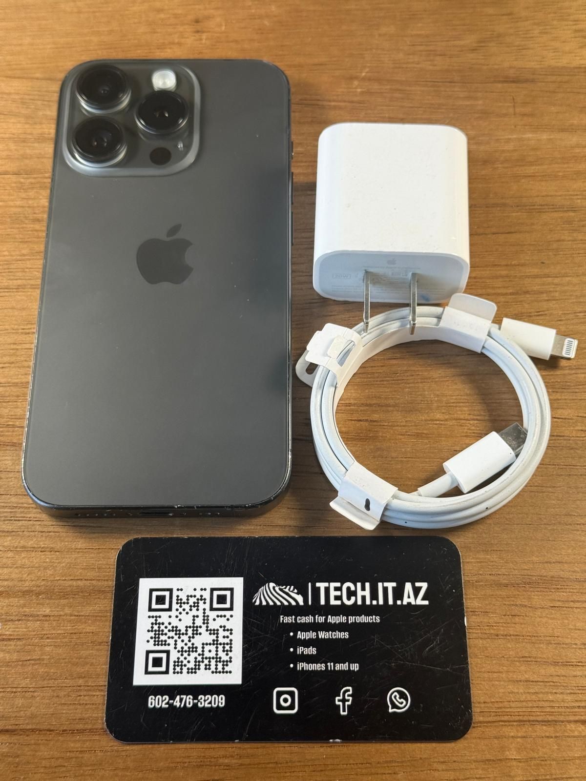 📱 iPhone 15 Pro | 128GB | Black Titanium | Unlocked (Any Carrier)