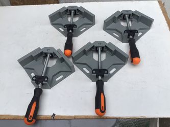 Swing Jaw Corner Clamp 90 Degrees 68 MM 4pieces.