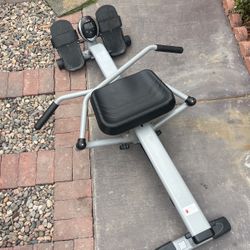 Sunny Health & Fitness Smart Compact Full Motion Rowing Machine, Full-Body Workout, Low-Impact, Extra-Long Rail, 350 LB Weight Capacity