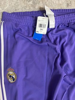 Adidas Real Madrid Track Pants Purple 2XL