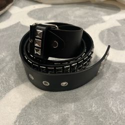 Brand New Black Studded Belt