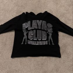 Playas Club Black Hoodie