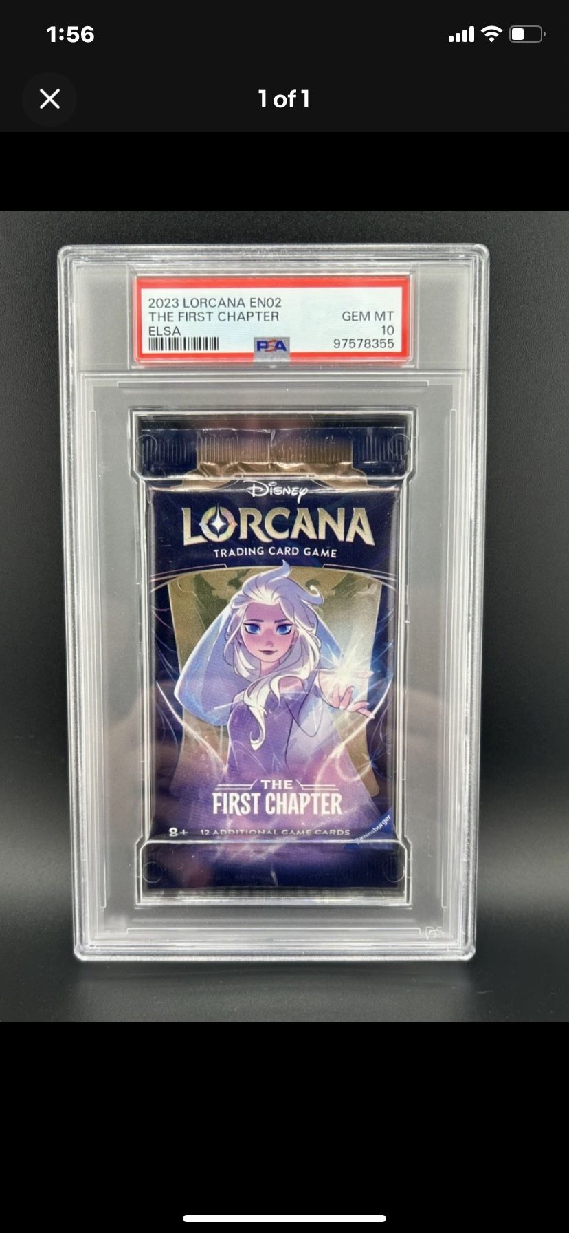 EN02 Lorcana Disney Frozen Psa 10