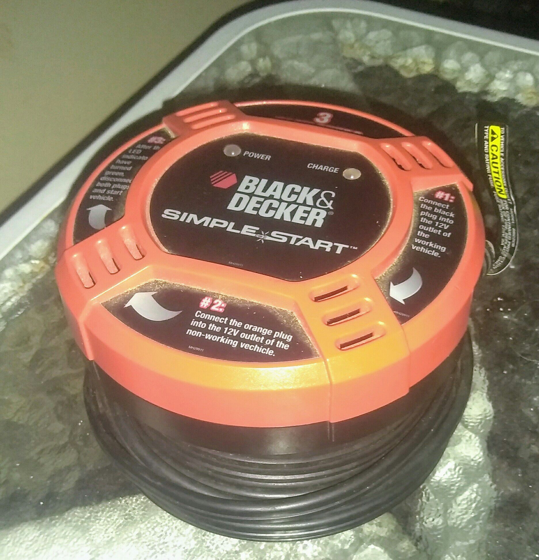 Black and Decker car battery booster