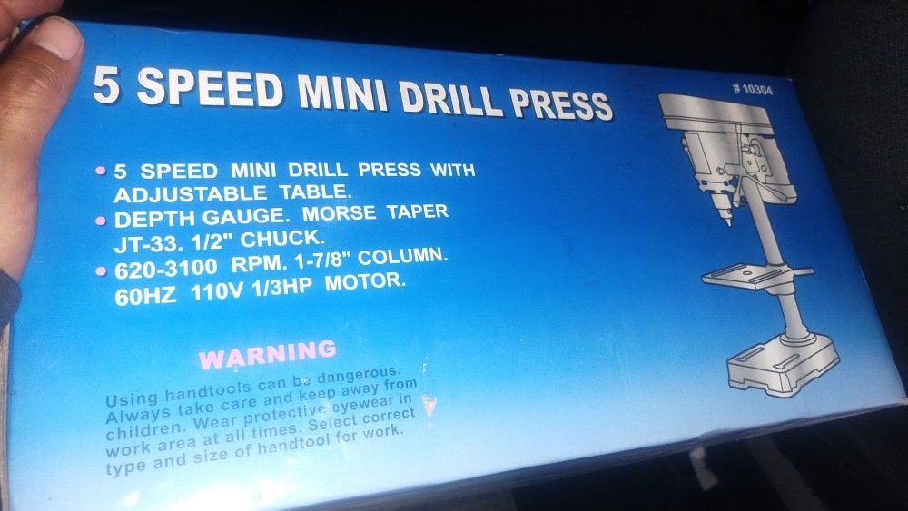 5 Speed Mini Drill Press