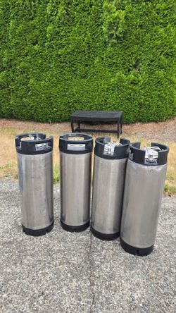 Corny Kegs ($25 each or 4 for $80)