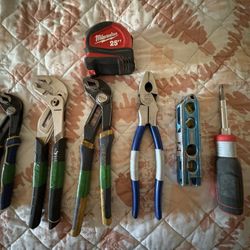 Set of Tools With Tool Pouch