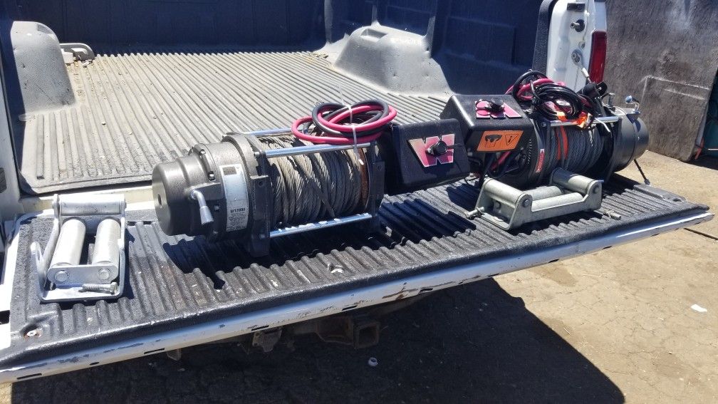 Warn 17801 M12000 Winch 12000lb pull w/125ft Cable