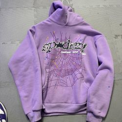 Purple Sp5der Worldwide Hoodie