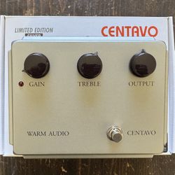 Warm Audio Centavo in limited edition silver color.
