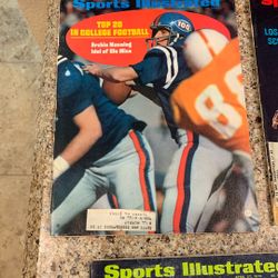 7 Sports Illustrated Magazines from the early 70’s