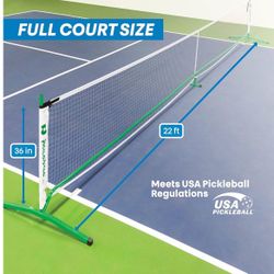 Pickle-Ball net used 1 time for event