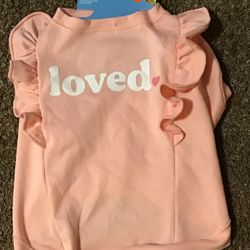 Large Pink Dog Sweatshirt