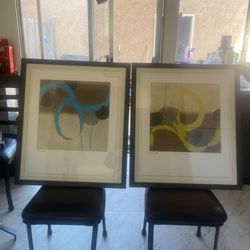 Two Sean Jacobs Entwined Signed Edition In Frames Painting