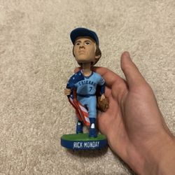 Rick Monday Chicago Cubs Bobblehead – American Flag Catch – With Box