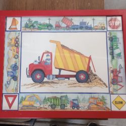 FREE Construction Trucks Red Frame FREE