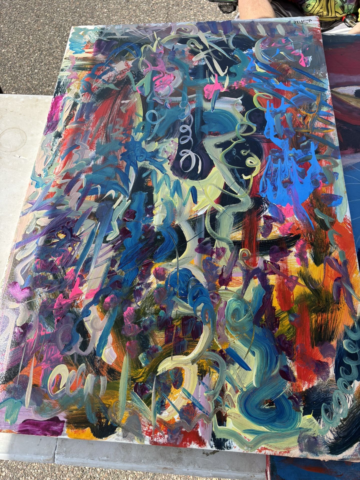 Original Art Piece (it takes a village to hang)