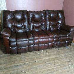 Leather Couch 