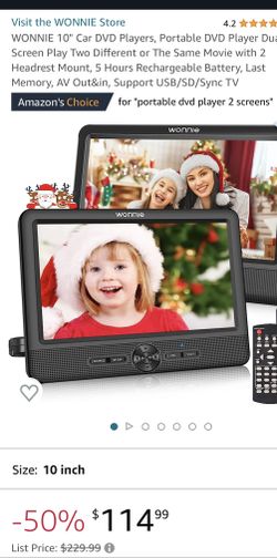 Portable Car DVD Player