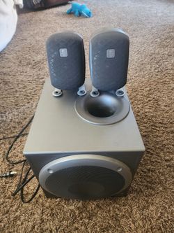 Logitech v-series subwoofer and speakers