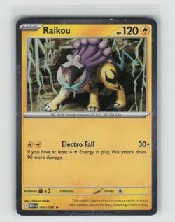 Raikou (Cosmos Holo) 048/132 Miscellaneous Cards & Products NM Holofoil