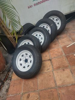5 Trailer Wheel And Tires 2024 ,205,75 ,15 
