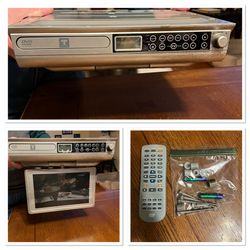 Space Saving Kitchen 10” LCD TV, DVD Plus Radio