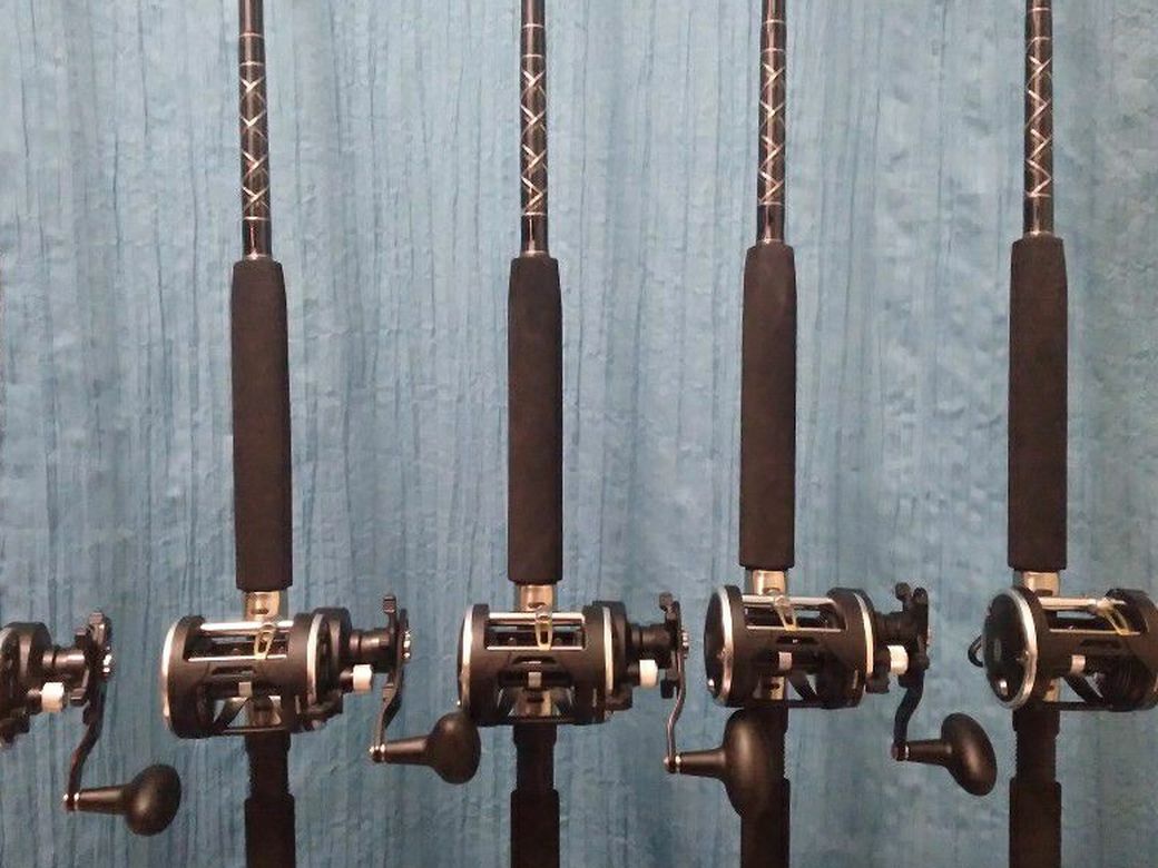 (#11)** BRAND NEW PENN RIVAL 20LW MATCHING COMBO RODS (#3) ON BRAND NEW TIGER JIGGING UGLYSTICK RODS